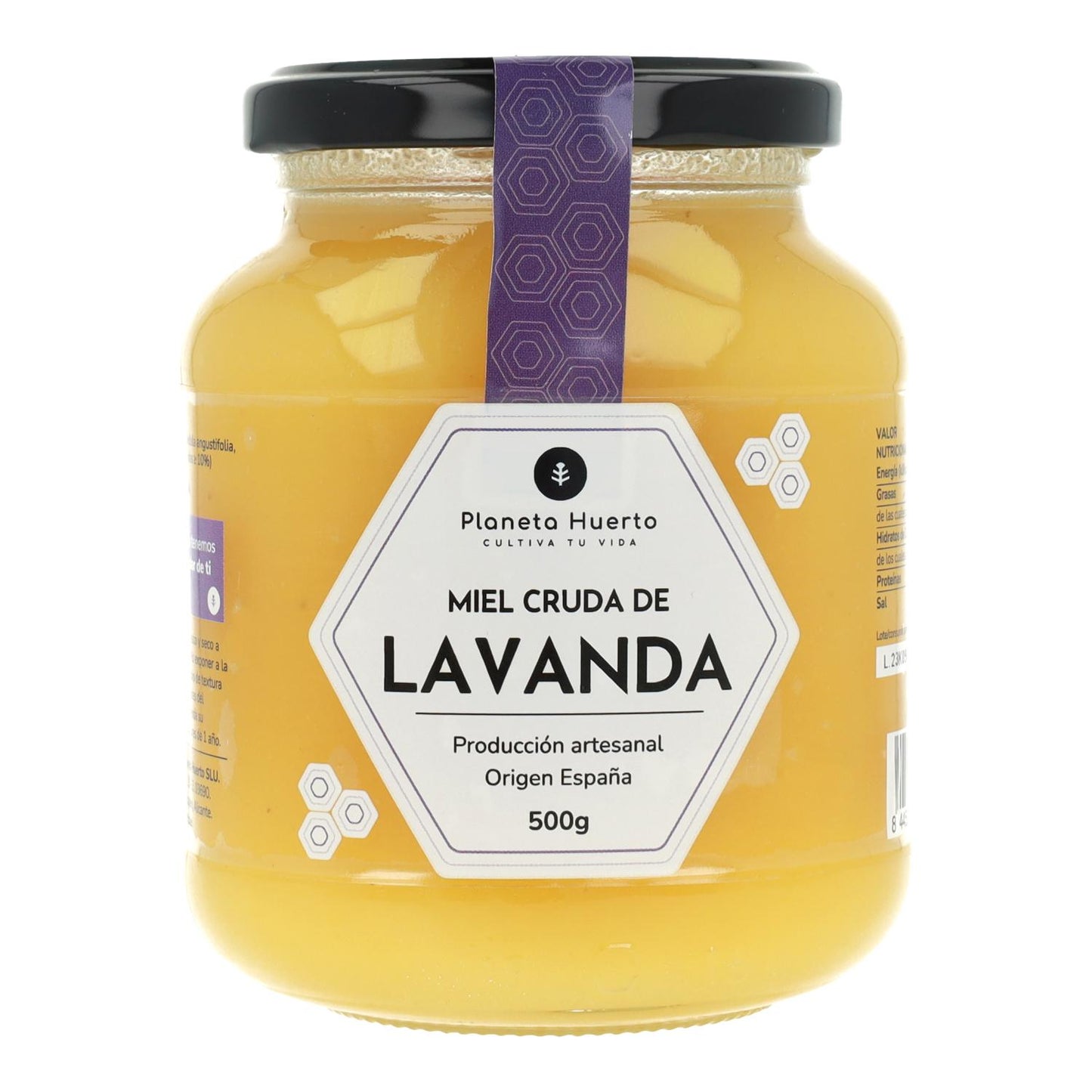 Rauwe lavendelhoning Planeta Huerto 500 g