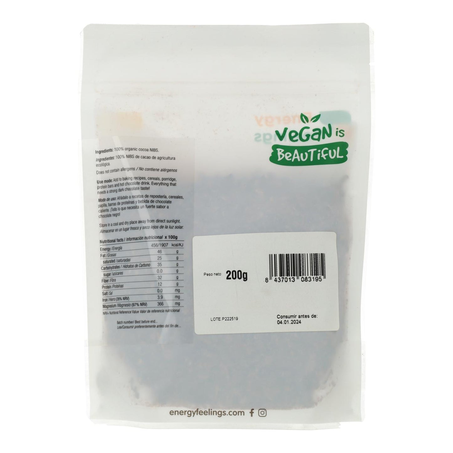 Kakao Criollo BIO Energy Feelings 1 kg