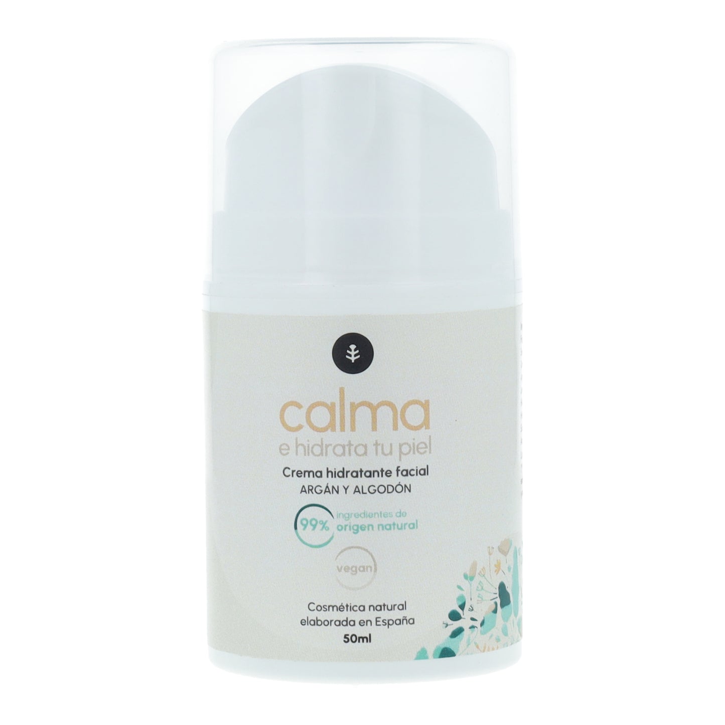 Argan and cotton facial moisturising cream Planeta Huerto 50 ml