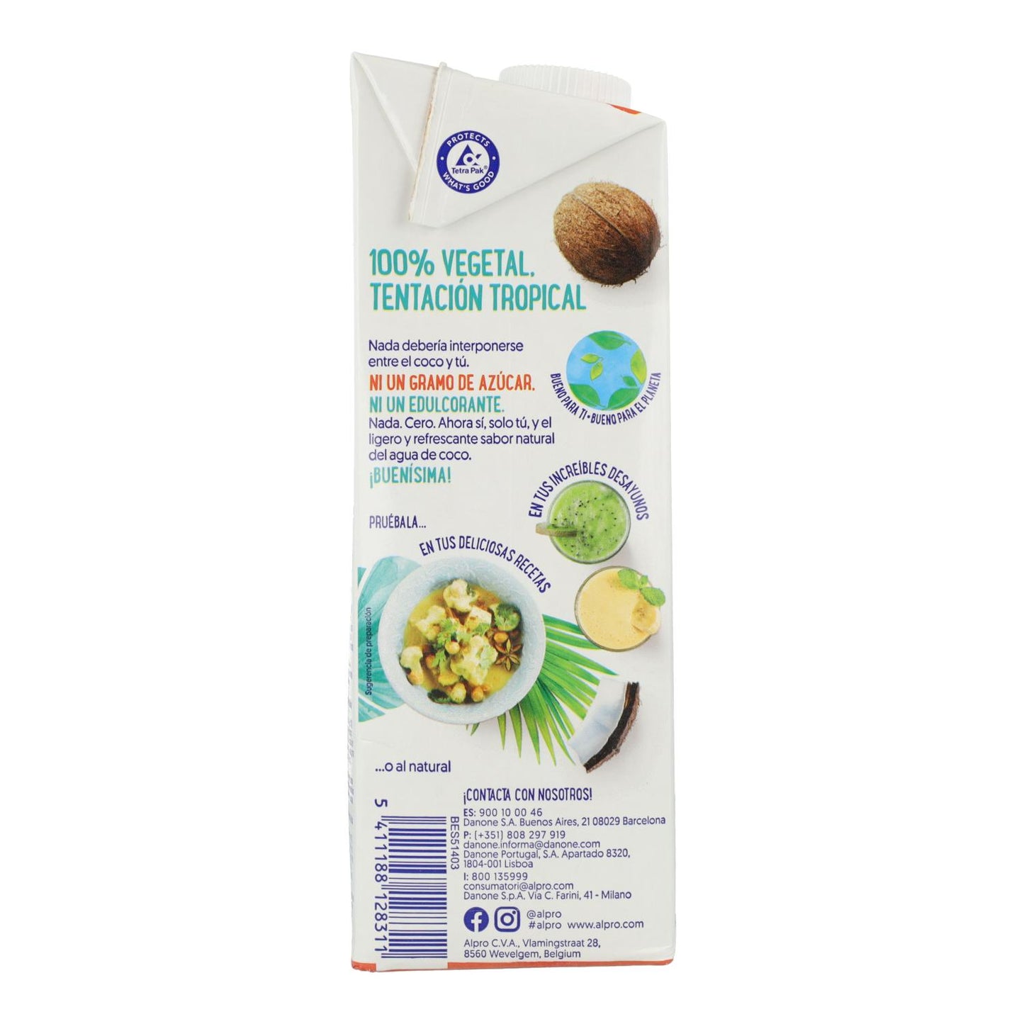 Bevanda al cocco senza zucchero Alpro 1 litro