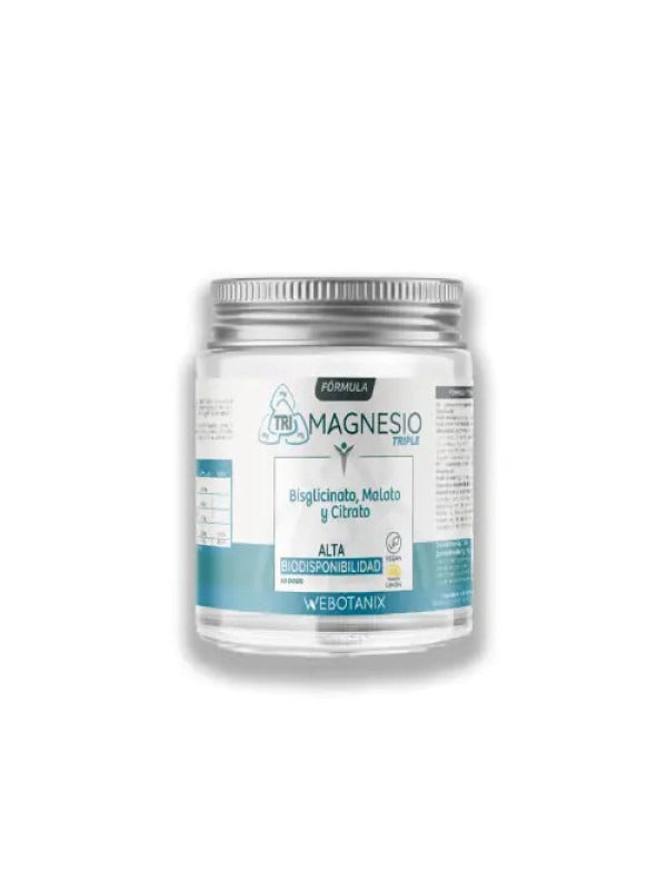 Triple Magnesium WeBotanix Formel PULVER 128 g – 60 Dosen