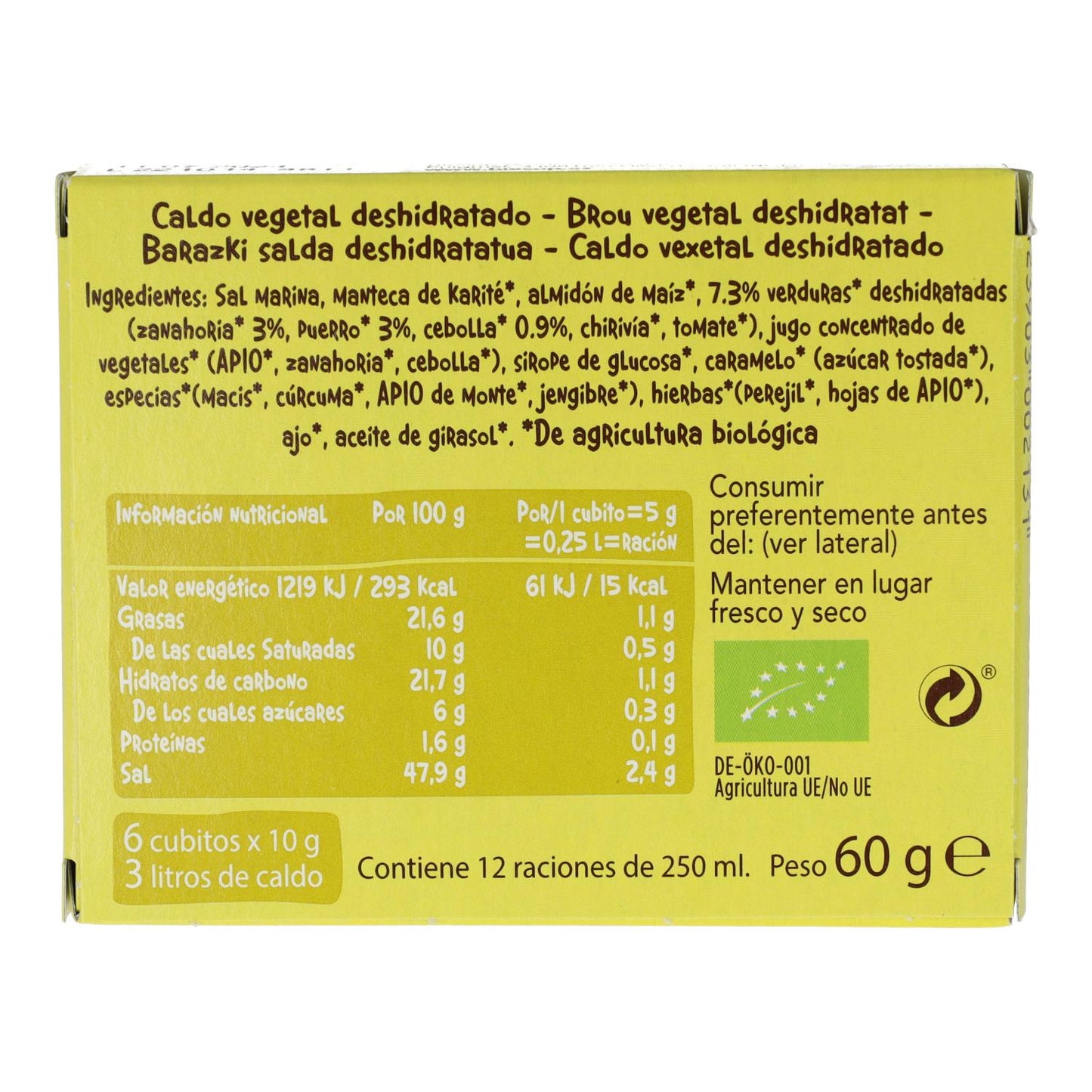 Biocop Gemüsebrühwürfel 6 x 10 g