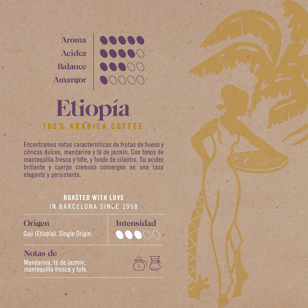 Café en grains Ethiopia Novell 500 g
