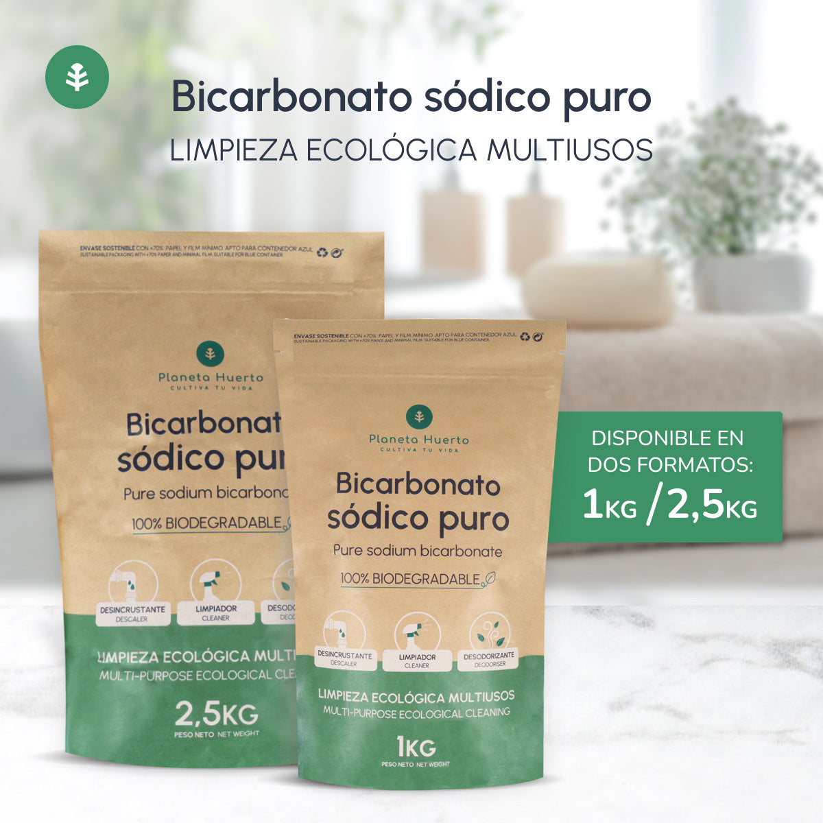 Natriumbicarbonaat Planeta Huerto 1 kg
