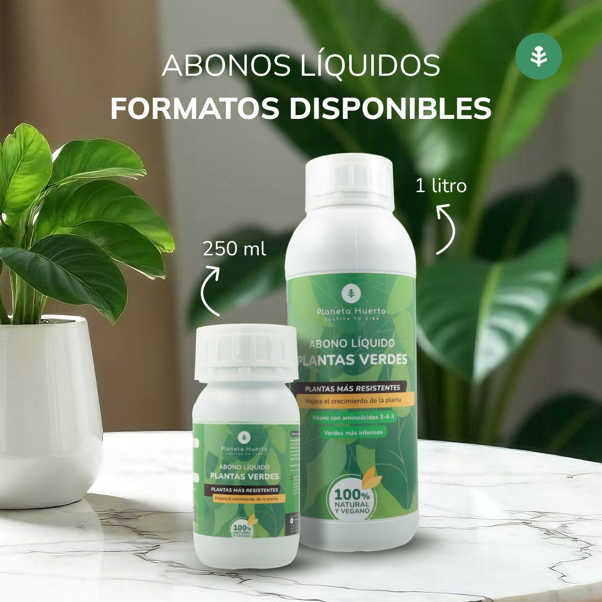 Green Plants Liquid Fertilizer Planeta Huerto 250 ml