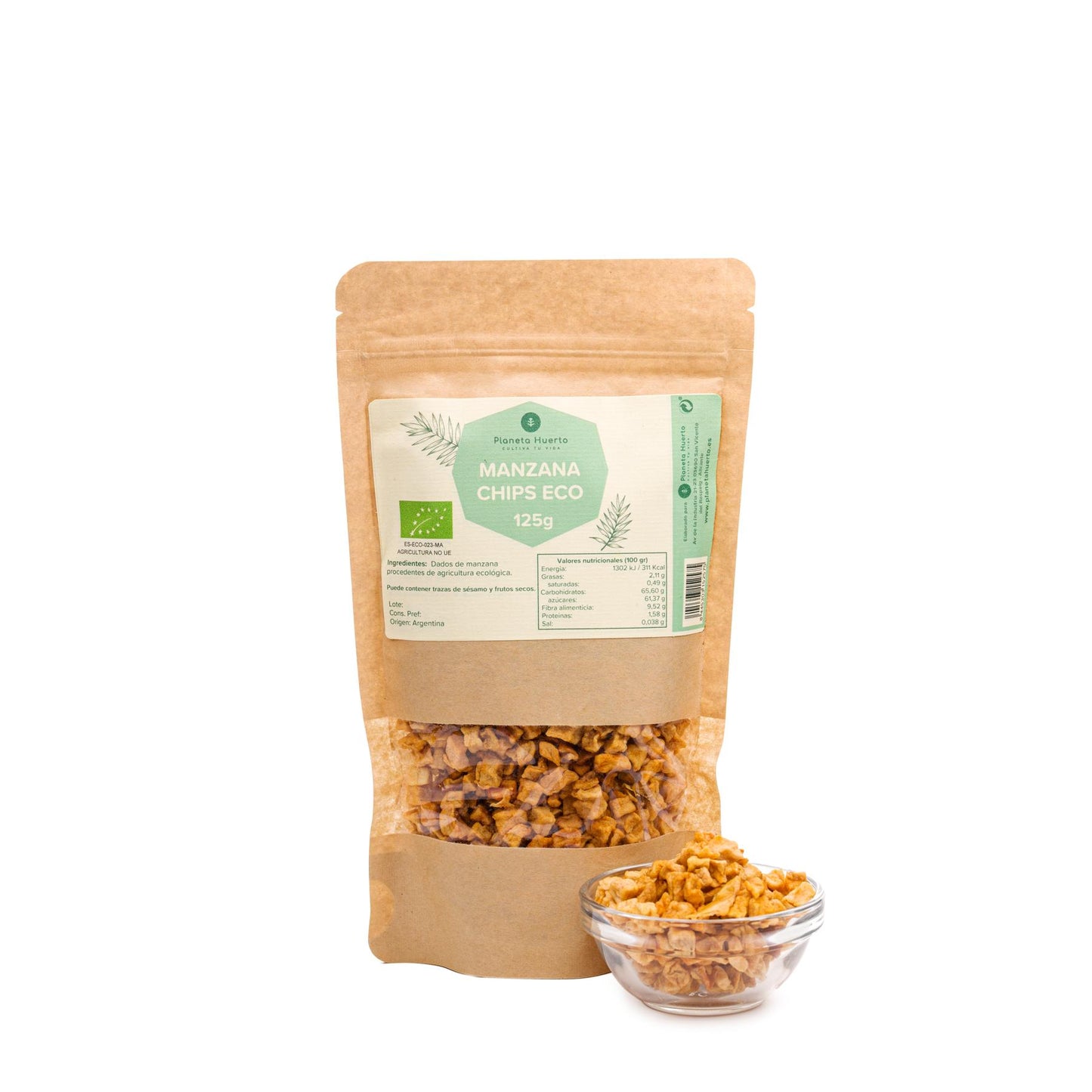 Apfelchips ECO Planeta Huerto 125 g