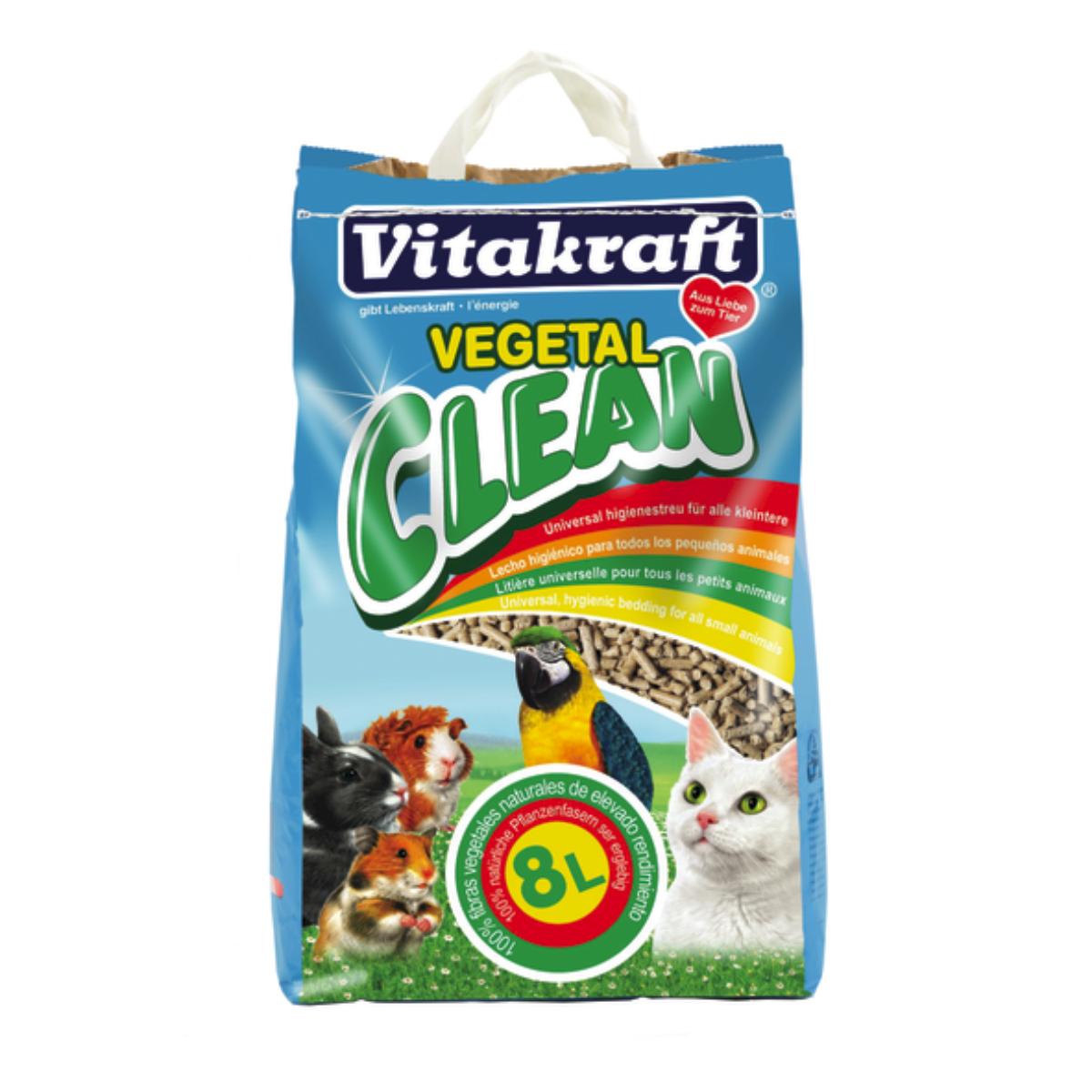 Vitakraft Vegetal Clean 8 L Plantaardig strooisel in pellets