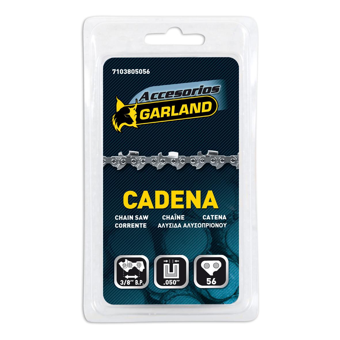 Cadena para motosierra 56 eslabones 3/8 BP 0,050 Garland