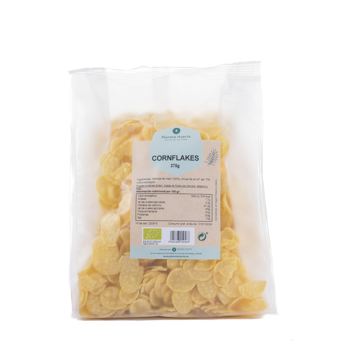 Cornflakes zuckerfrei ECO Planet Garden 375 g