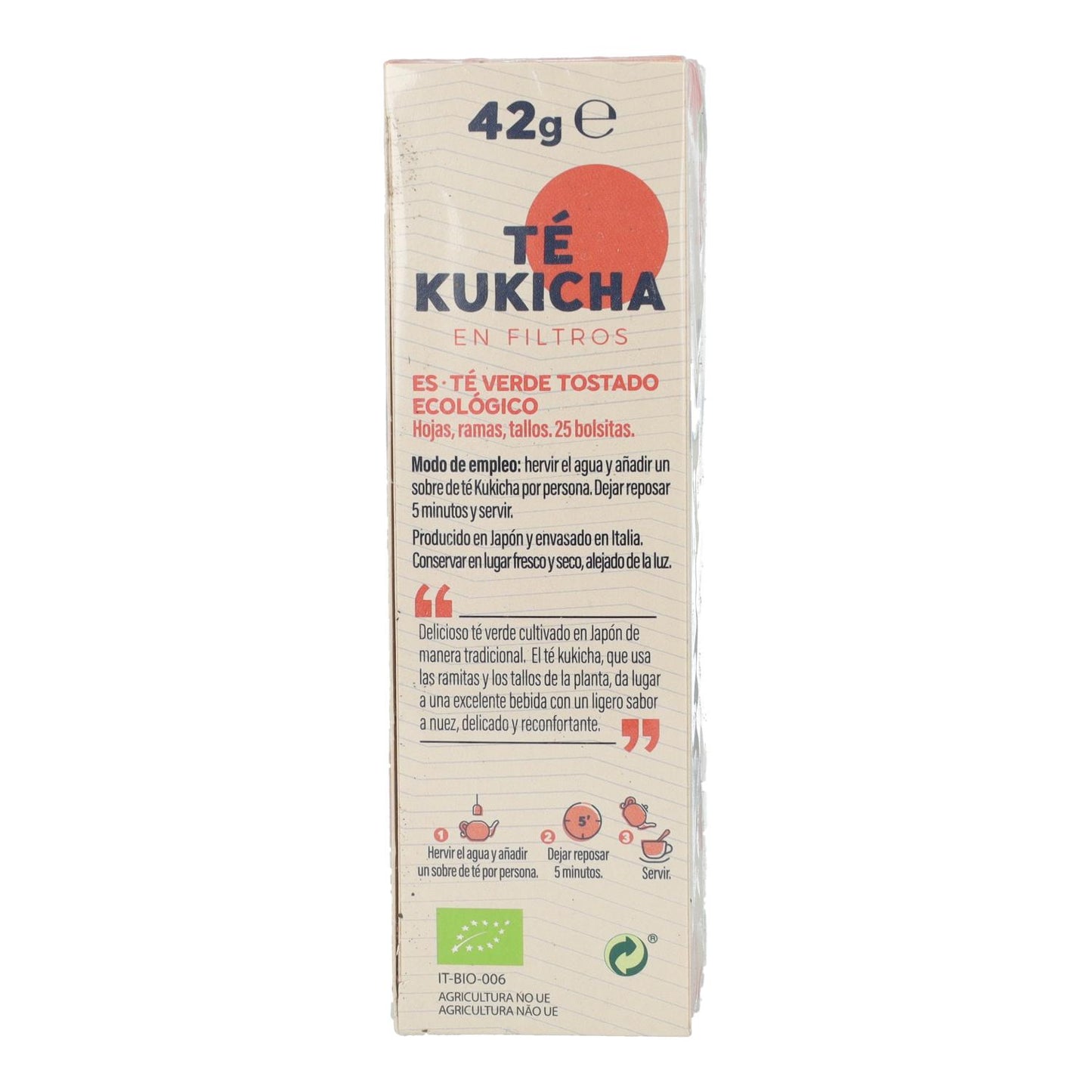 La Finestra Sul Cielo Organic Kukicha Tea Bags 42 g