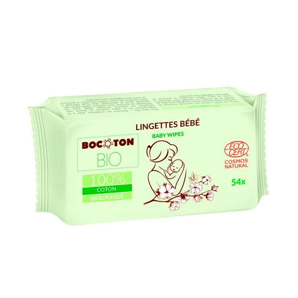 8er-Pack Bocoton Babyfeuchttücher 54 Stück
