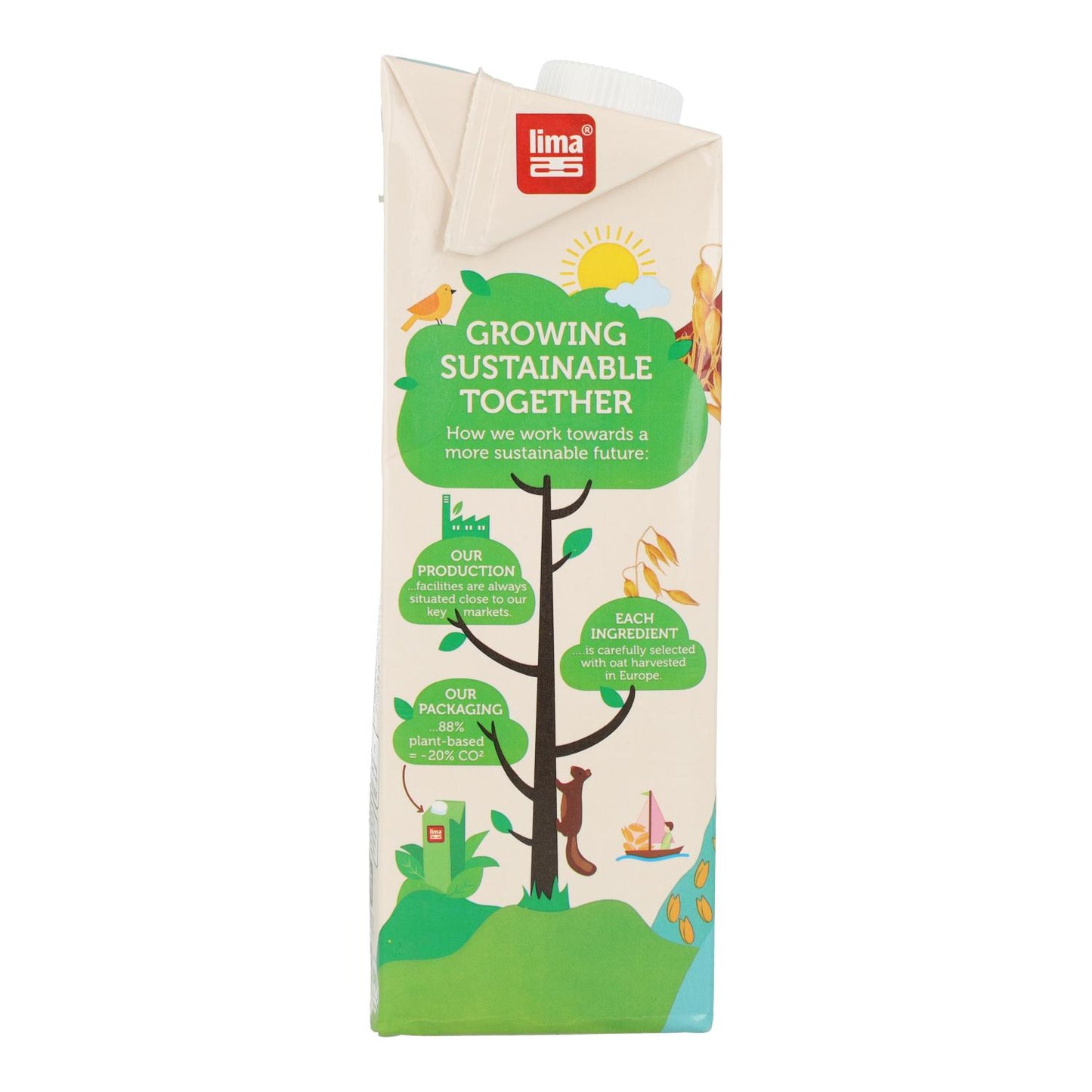 Lima Organic Oat and Coconut Plant-Based Drink 1 L