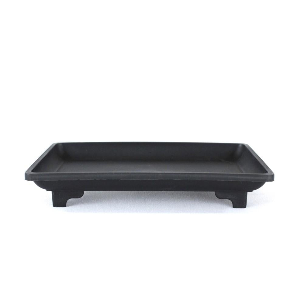 Plateau bonsaï en plastique avec pieds 15 x 10 x 2,5 cm