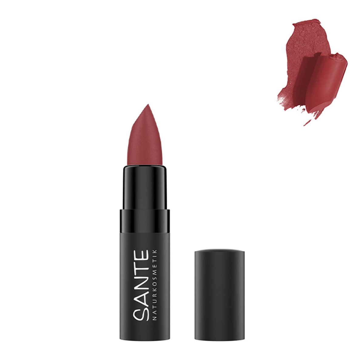 Rossetto opaco 05 Velvet Red, Sante, 4,5 g
