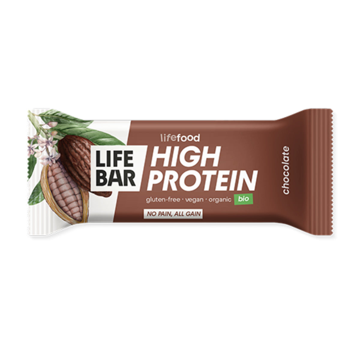 Batony proteinowe o smaku czekoladowym 40 g Lifebar, Life Food