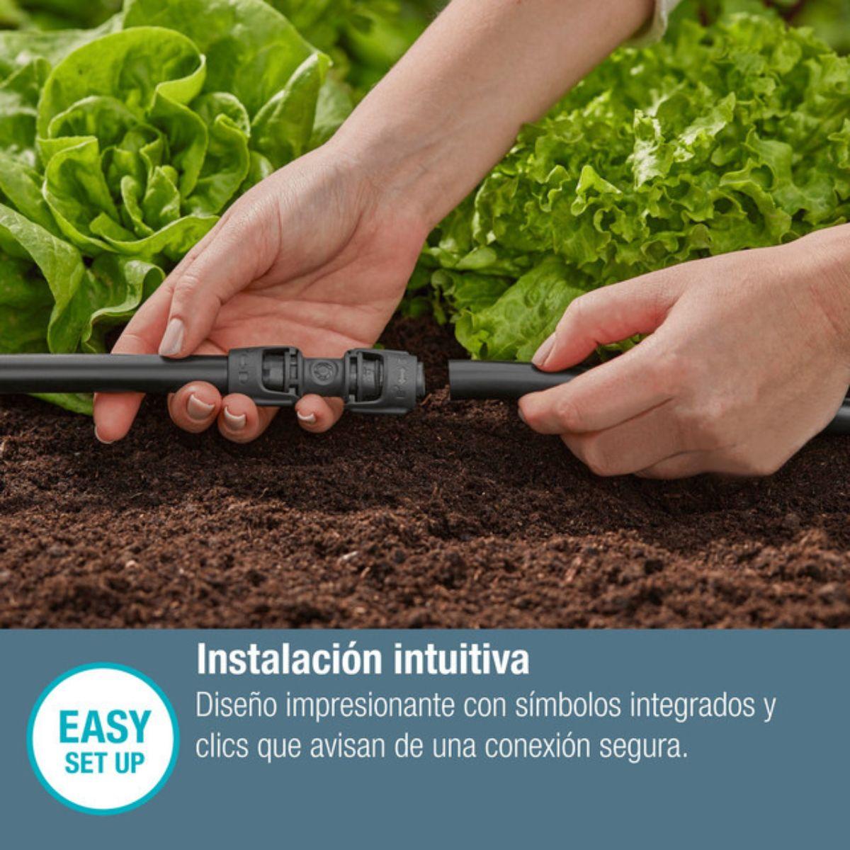 Codo 13 mm Junta en L (1/2") x5 Microdripsystem Gardena