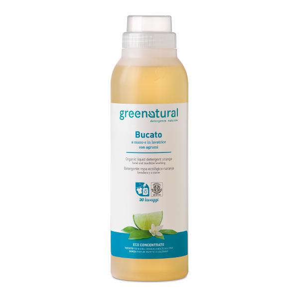 Lessive pour le linge et à la main aux agrumes Greenatural 1 L