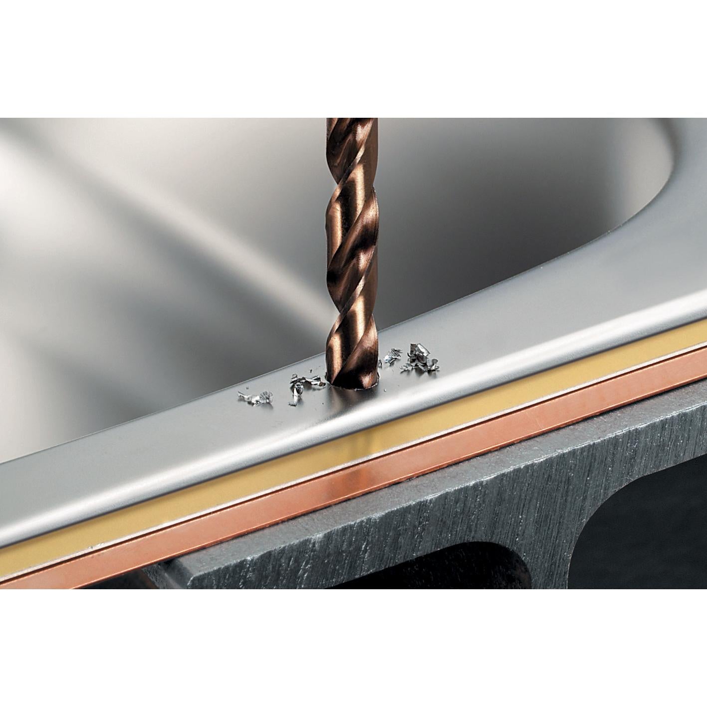 Punta a spirale per metallo HSS Ø 6 mm x 57 mm