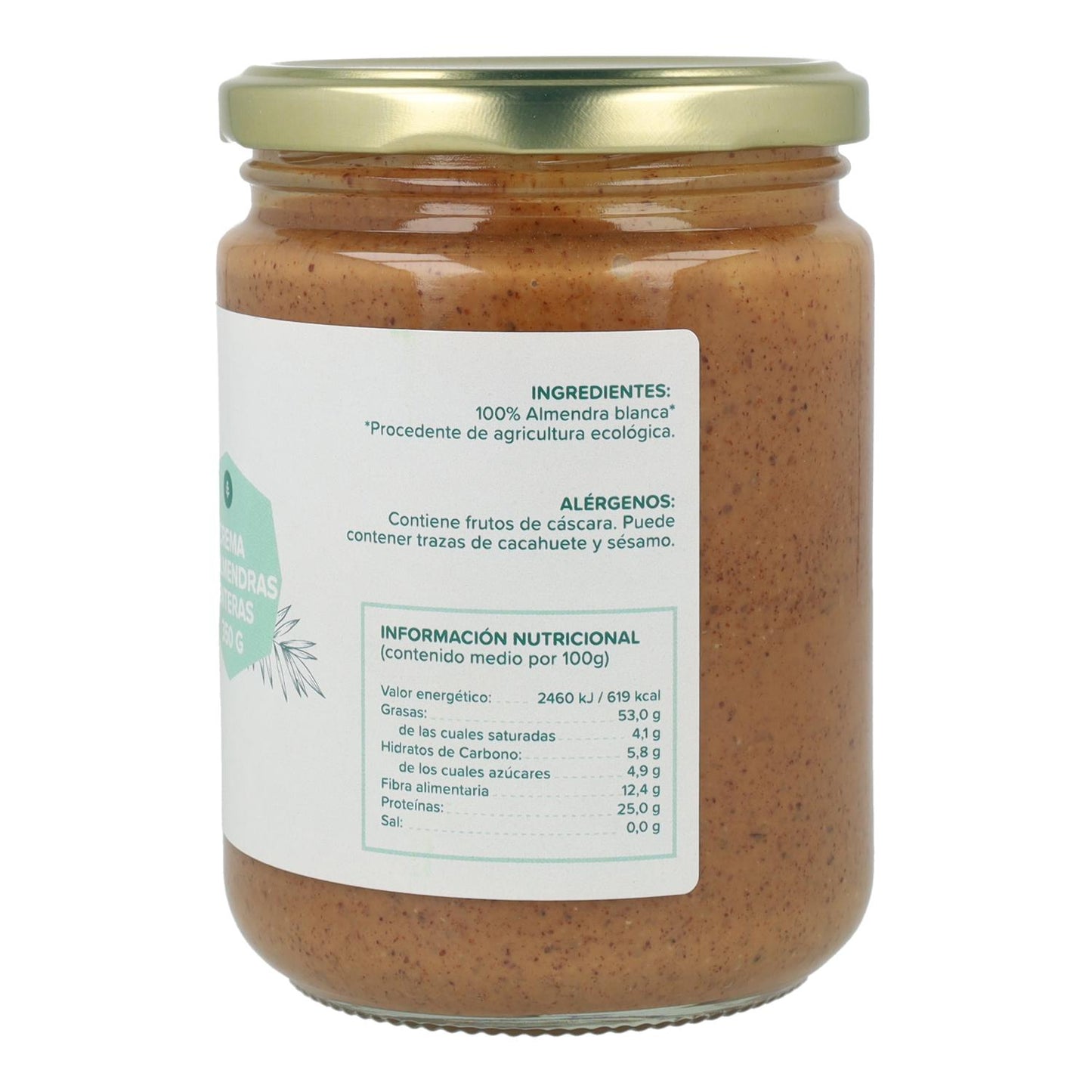 Amandes entières Cream ECO Planeta Huerto 350 g