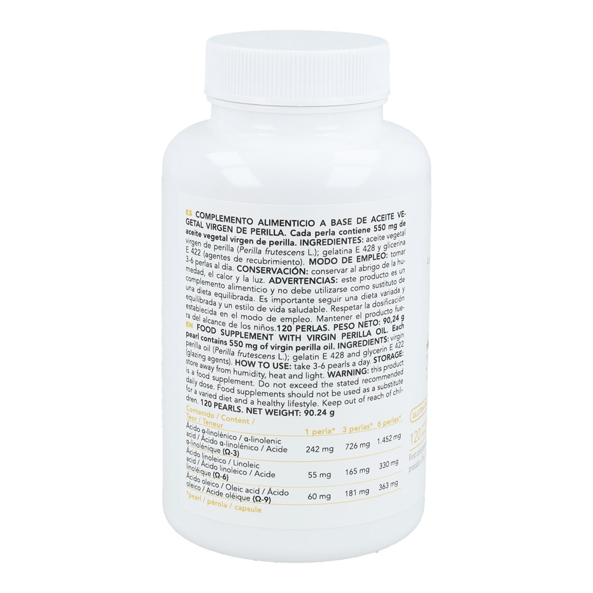 Olej roślinny z perilli Intersa 120 kapsułek