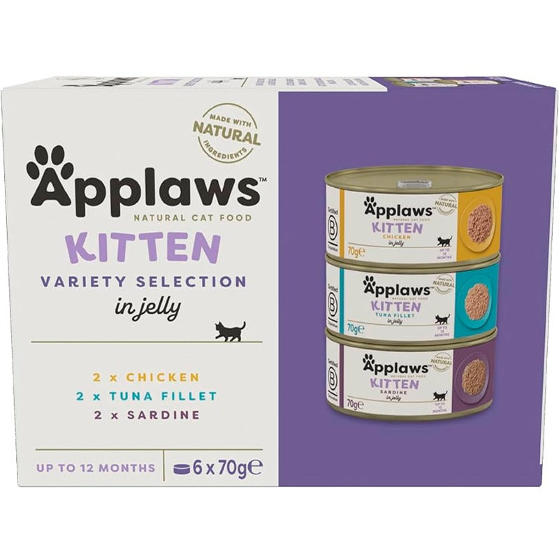 Applaws Cat Kitten Multipack 6 x 70 g Naturalna karma mokra dla kotów bez zbóż