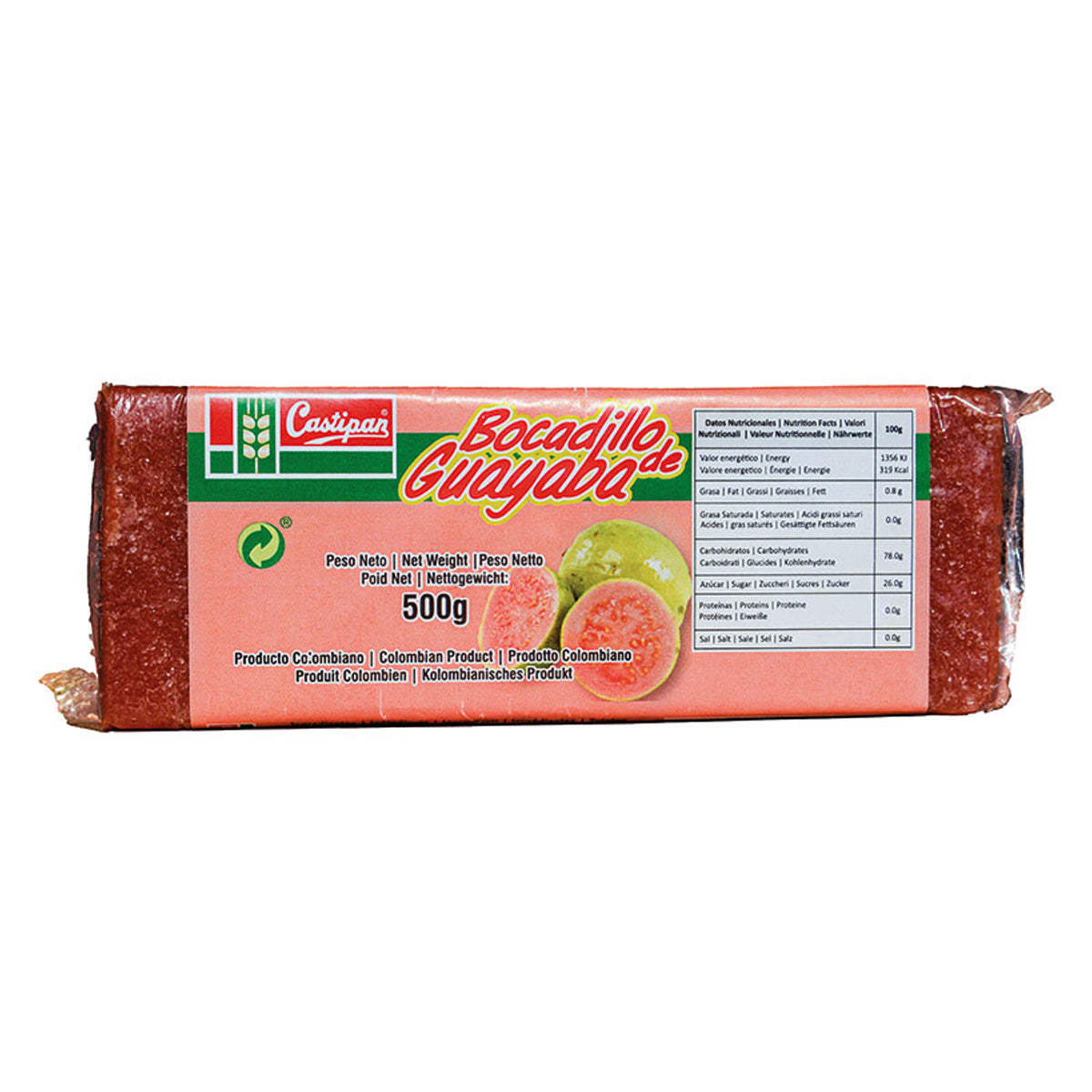 Morceaux de goyave Castipan 500 g