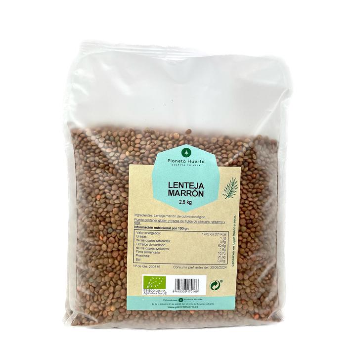 Bruine linzen ECO Planeta Huerto 2,5 kg