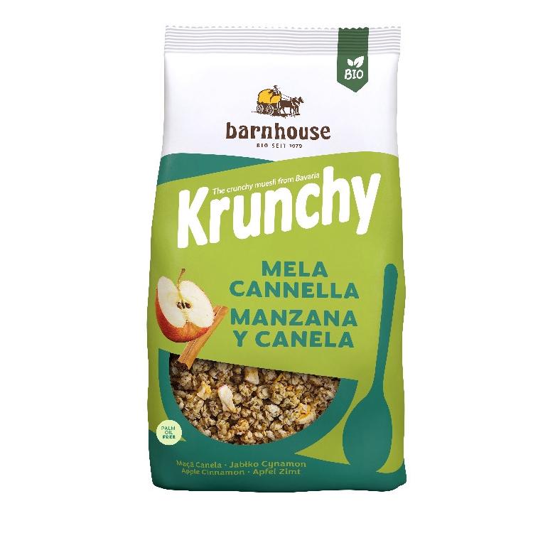 Muesli Krunchy Sun Mela e Cannella Barnhouse 375 g