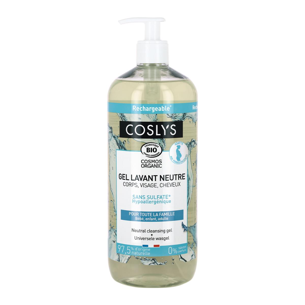 Coslys unscented universal shower gel, 1 l