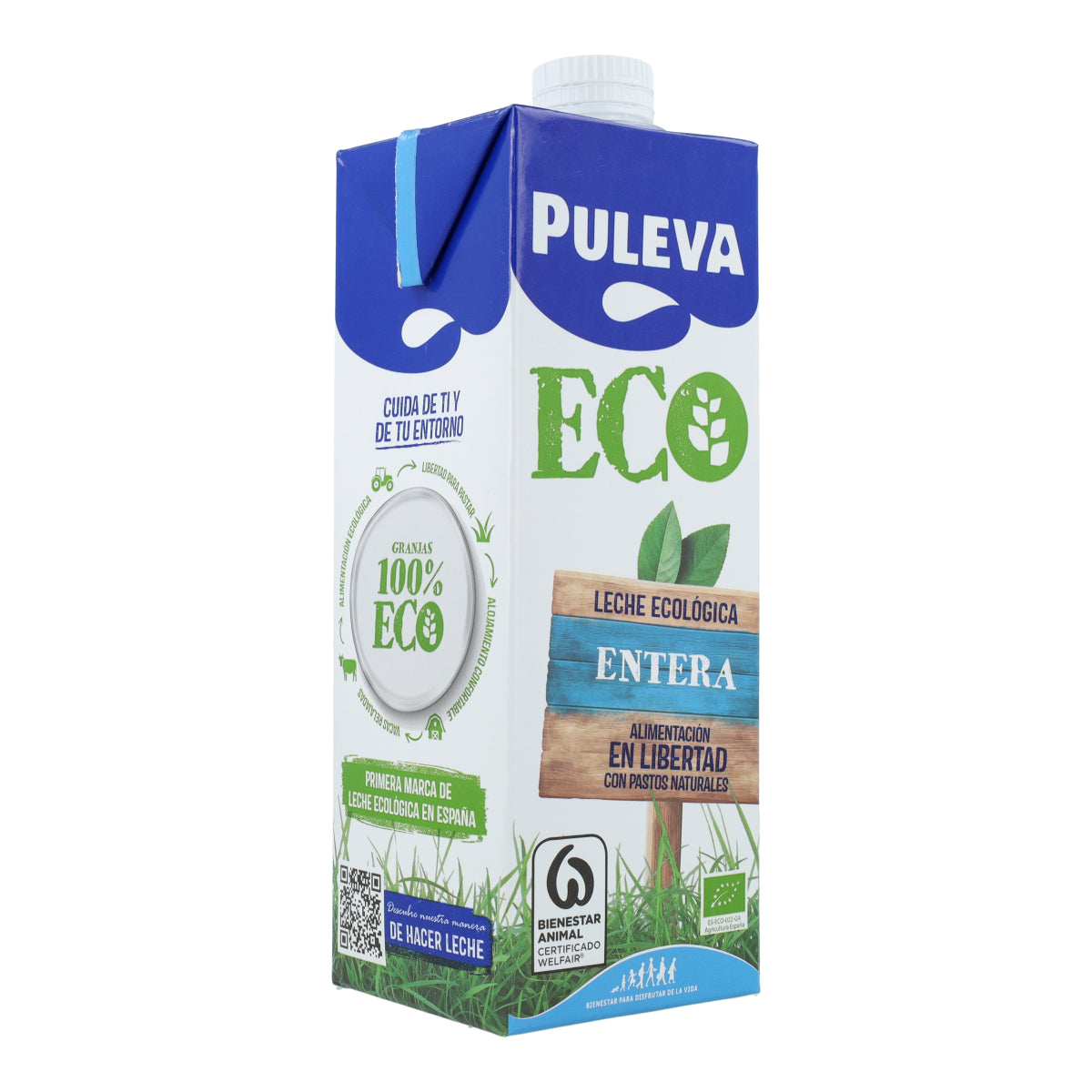 Ekologiczne mleko pełne Puleva, 1 l
