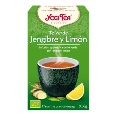 Yogi Tea BIO Sencha grönt te, ingefära och citron, 17 påsar