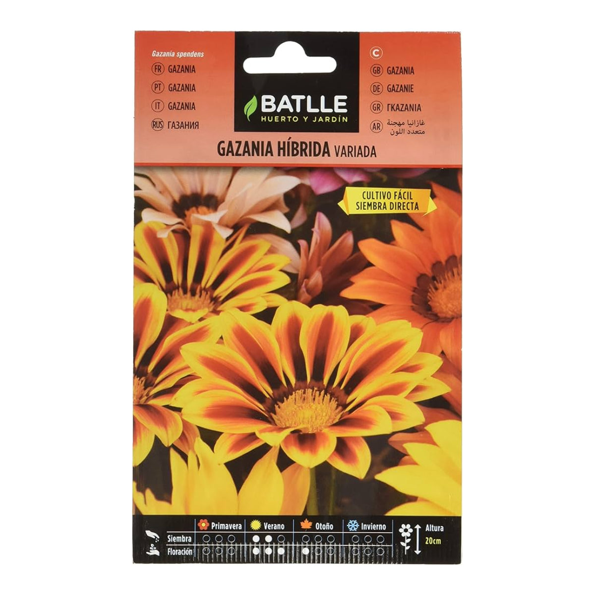 Semi di Gazania ibrida assortiti Batlle