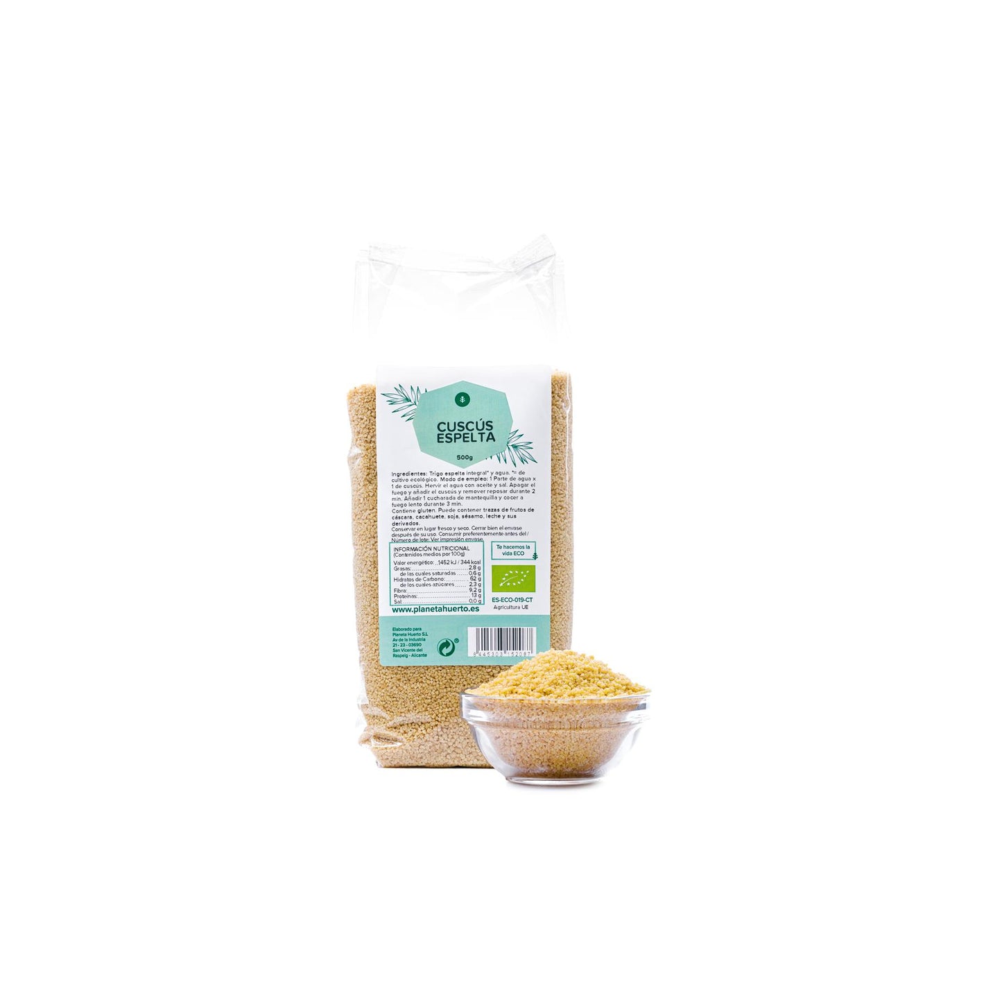 Spelt couscous ECO Planeta Huerto 500 g