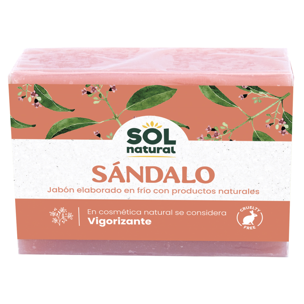 Sapone naturale al sandalo Sol Natural 100 g