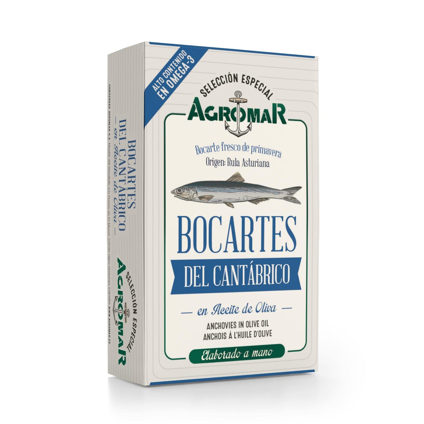 Bocconcini di pesce del Cantabrico in olio d'oliva 115 g (78 g sgocciolati)