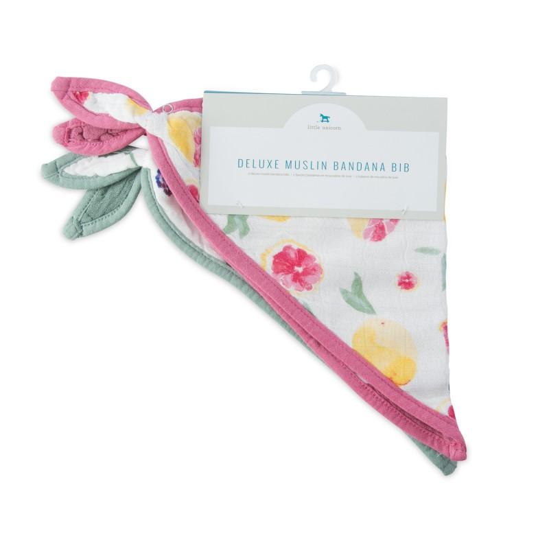 Bambu-haklappar Sweet Tartar 2 st rosa och blå Little Unicorn