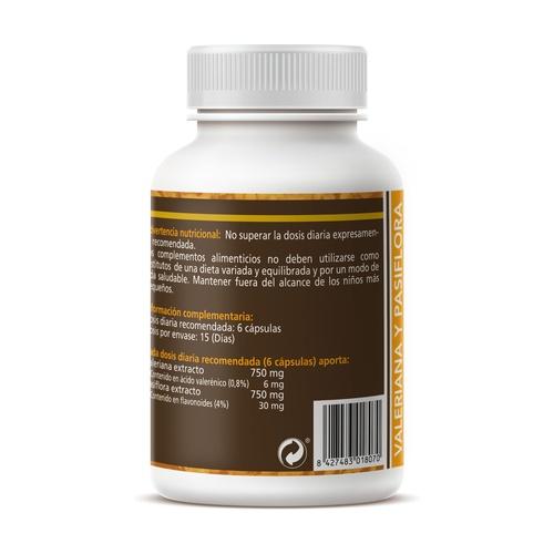 Passionsblume und Baldrian Sotya, 90 Kapseln à 450 mg