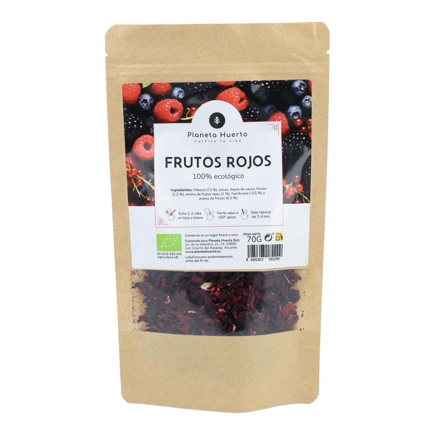 Rote Früchte ECO Planeta Huerto 70g