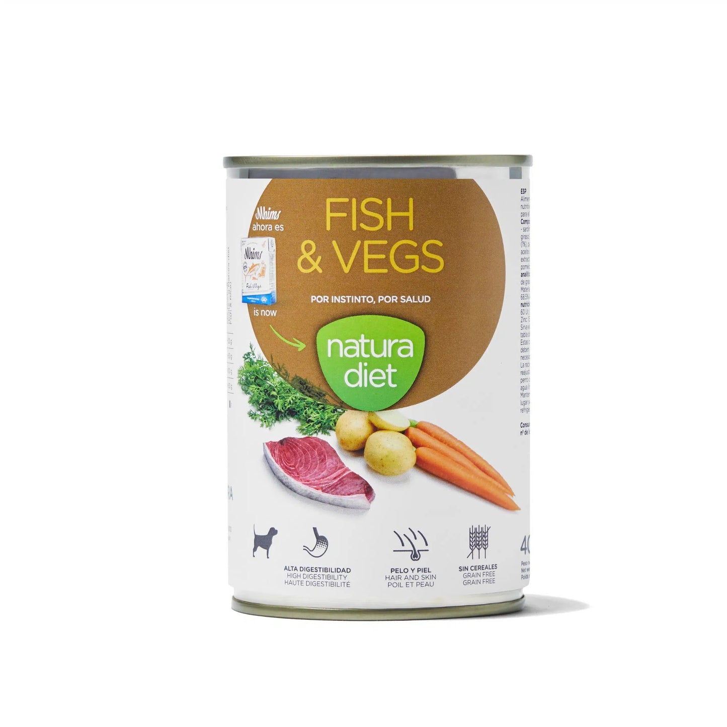 Natura Diet Dog Fish & Vegs Mokra karma dla psów 400 g