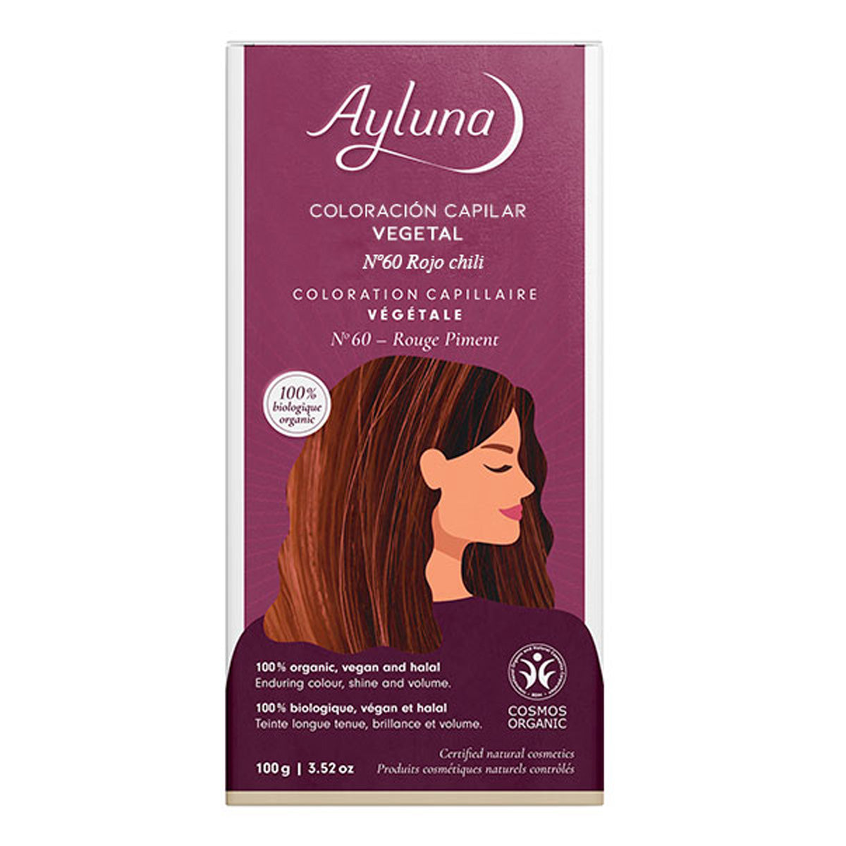 Colorant végétal 60 Rouge Chili Ayluna, AYLUNA, 100 g