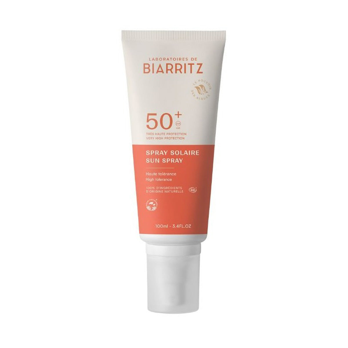 Spray z filtrem przeciwsłonecznym do twarzy i ciała SPF 50 Alga Maris 100 ml