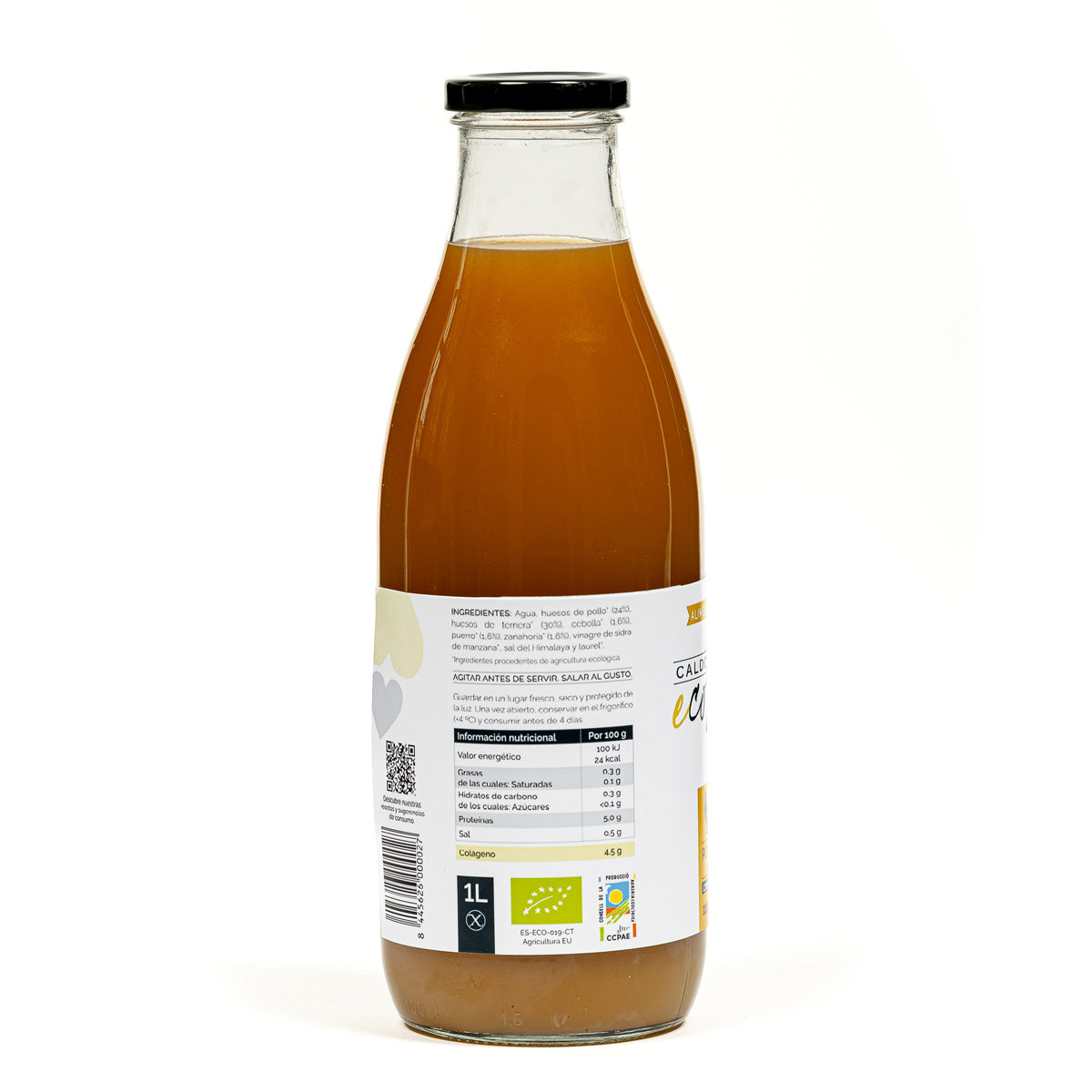 Hühner- und Rinderknochenbrühe mit Bio-Gemüse Ecolagen 1 l