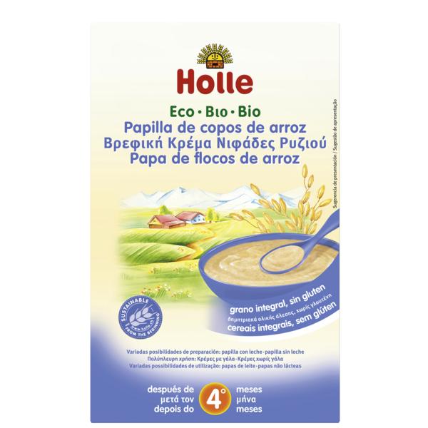Holle Organic Rice Flakes Baby Food + 4 months, 250 g