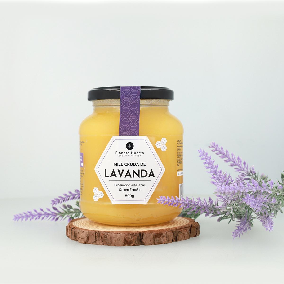 Rauwe lavendelhoning Planeta Huerto 500 g