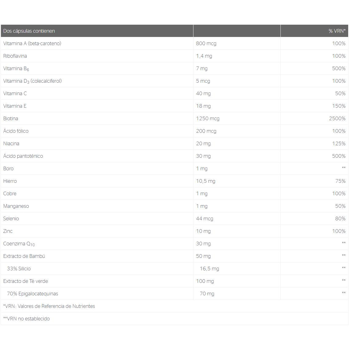 Skin, Hair and Nails 60 capsules Pure Encapsulations