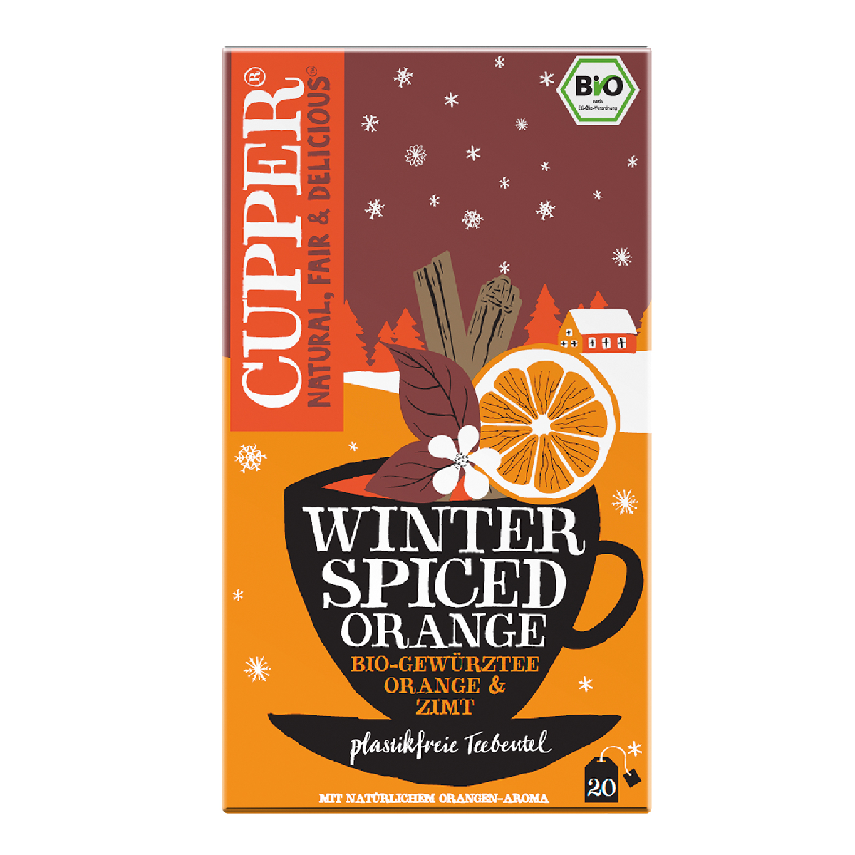 Infusion orange et cannelle BIO Cupper 20 sachets