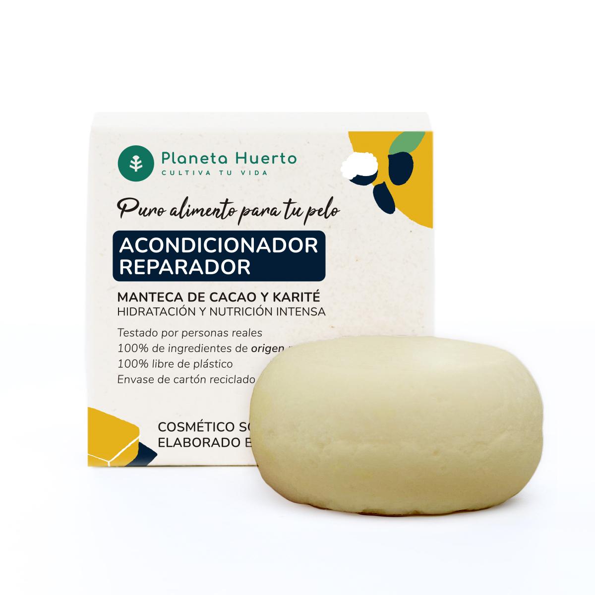Herstellende vaste conditioner Planeta Huerto 85 g