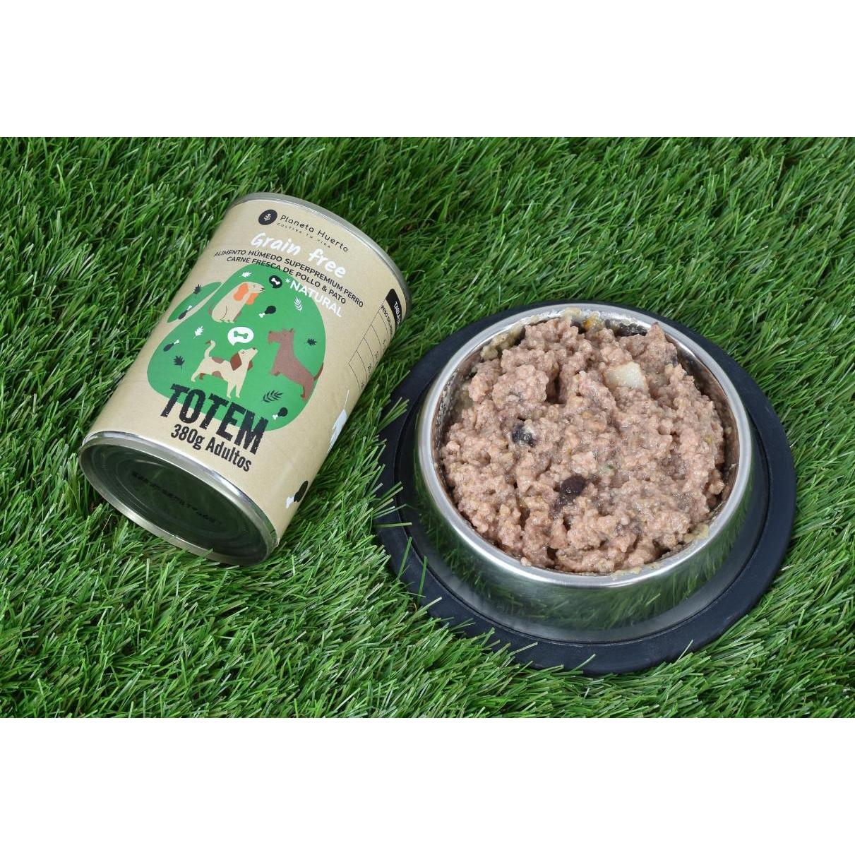 Graanvrij Superpremium natvoer voor honden Kip & Eend 380 g Planet Garden