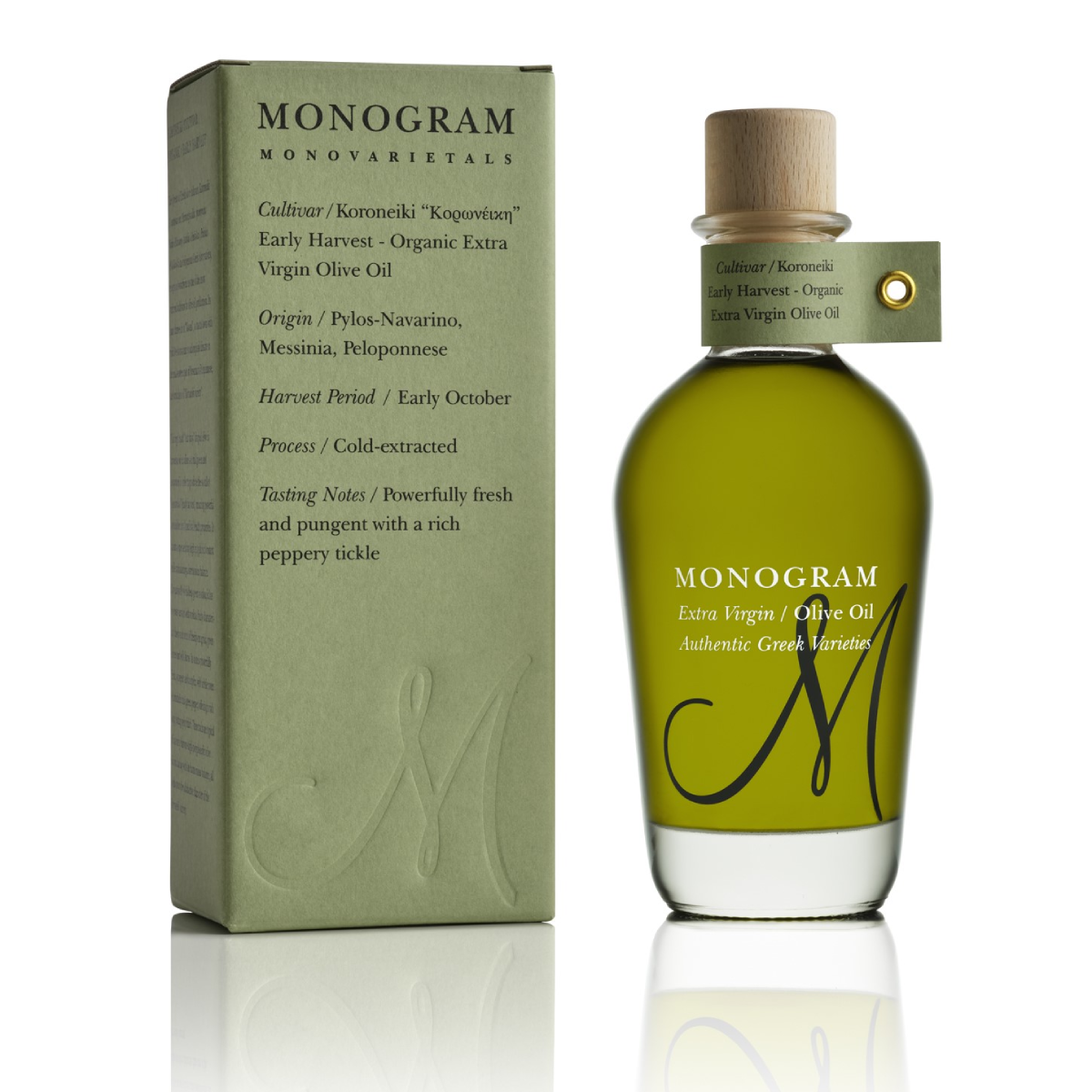 Natives Olivenöl extra Koronéiki frühe Ernte Monogram 250 ml