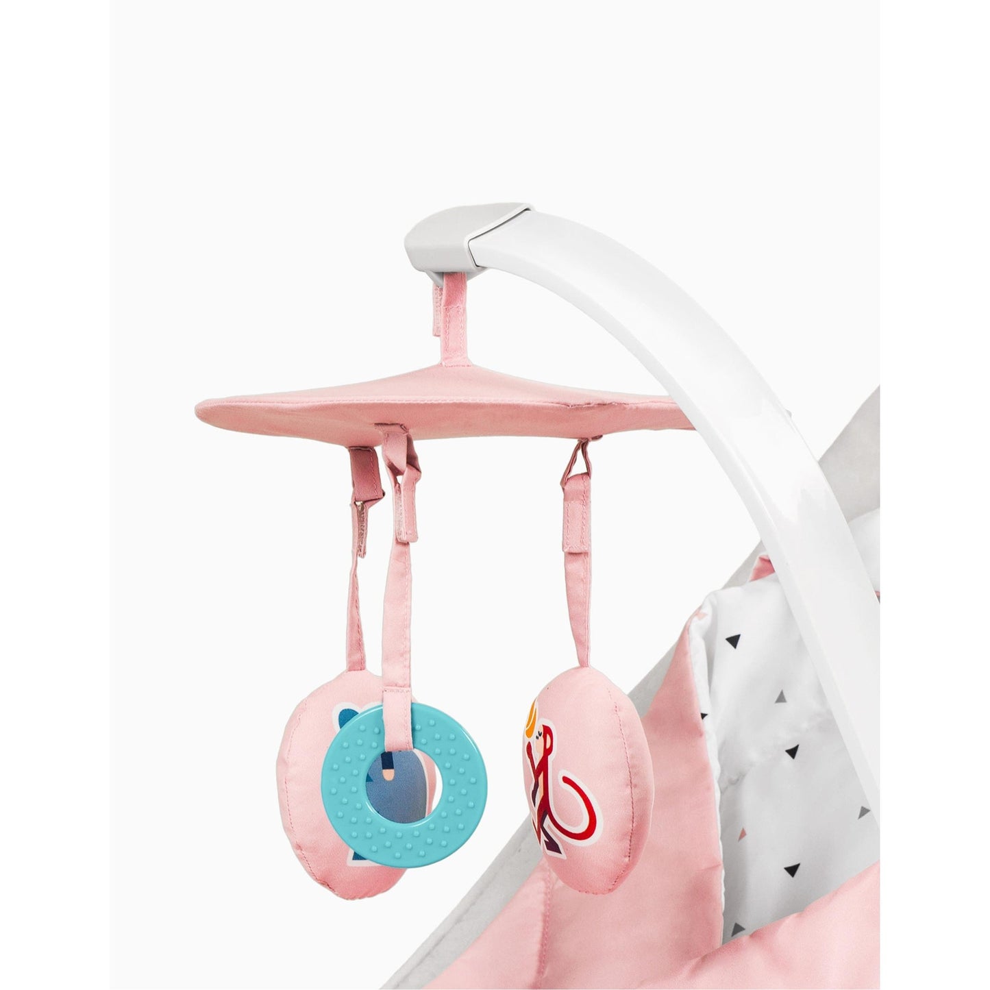 Hamaca de bebé 3 en 1 Felio rosa Kinderkraft